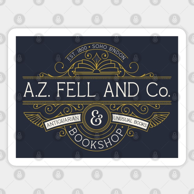 A.Z. Fell & Co. Bookshop Magnet by NinthStreetShirts